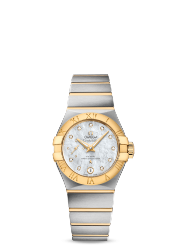 Omega Constellation Co‑Axial Master Chronometer 27 Small Seconds Stainless Steel / Yellow Gold / MOP